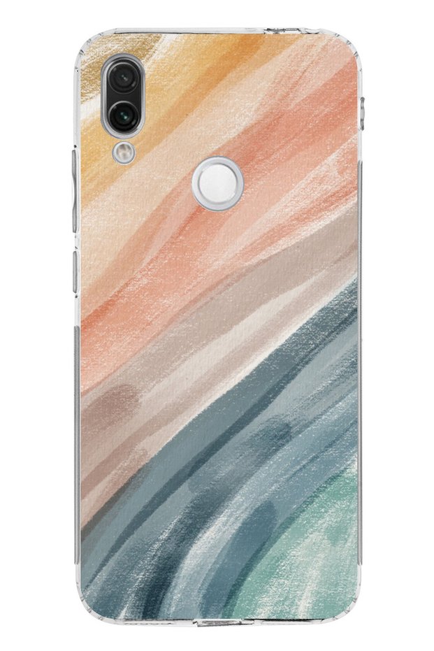 حافظة سيليكون متوافقة مع Redmi Note 7-7 PRO مطبوع