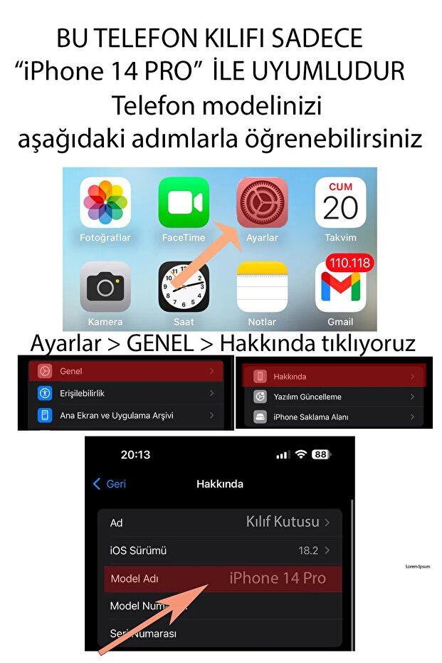 حافظة سيليكون مطبوع متوافقة مع هاتف iPhone 14 PRO بنمط فيونكة وردية ناعمة - 2