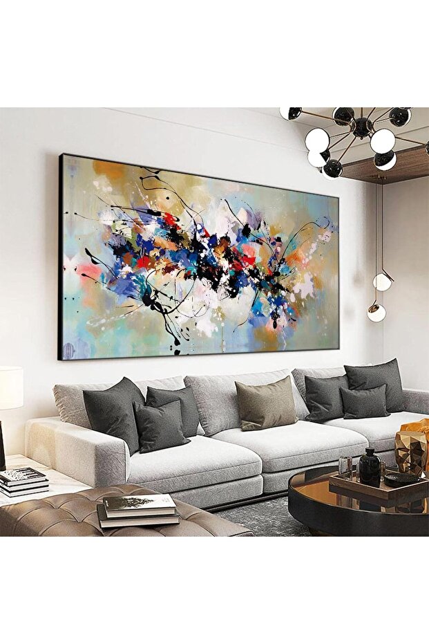 Large Framed Canvas Wall ArtBedroom Painting 50x100cm – Personalized Decor