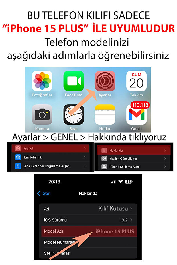 iPhone 15 Plus Compatible Soft Pink Bow Patterned Printed Silicone Case - 2