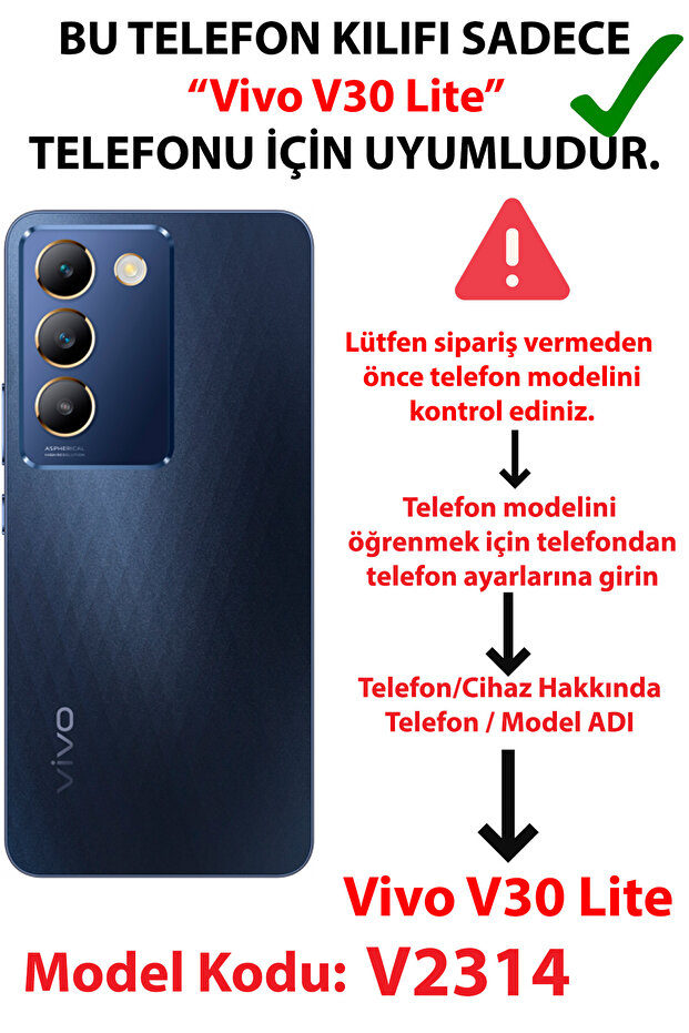 Vivo V30 Lite Compatible Soft Pink Bow Patterned Printed Silicone Case - 2