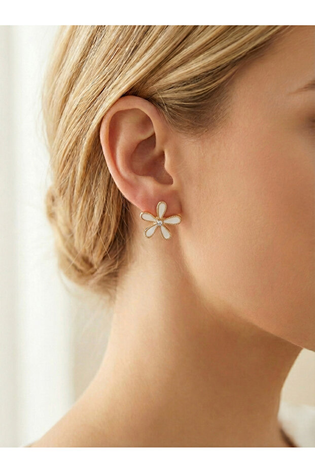 أقراط نوڤيريا ياكوت على شكل زهرة - 1