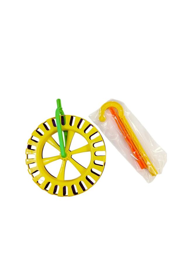 Baston Saplı Çıngıraklı Teker İttirmeli Çın Çın - 3