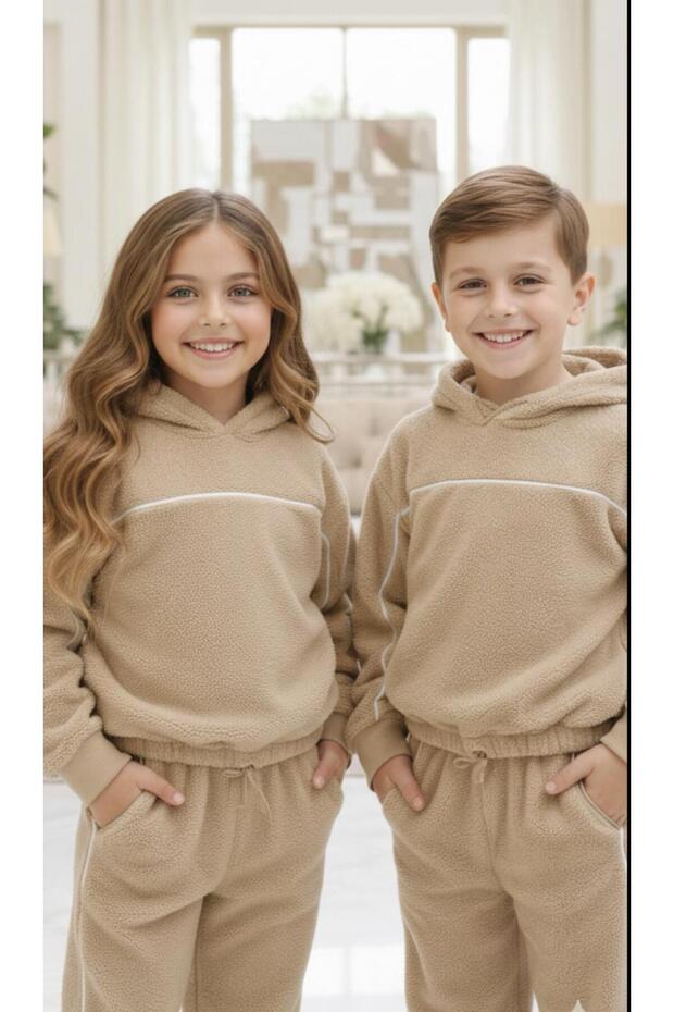 Children's Fleece Tracksuit Set Winter