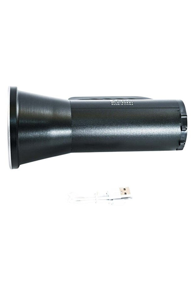 مصباح يدوي قابل لإعادة الشحن 6065 أسود - 2