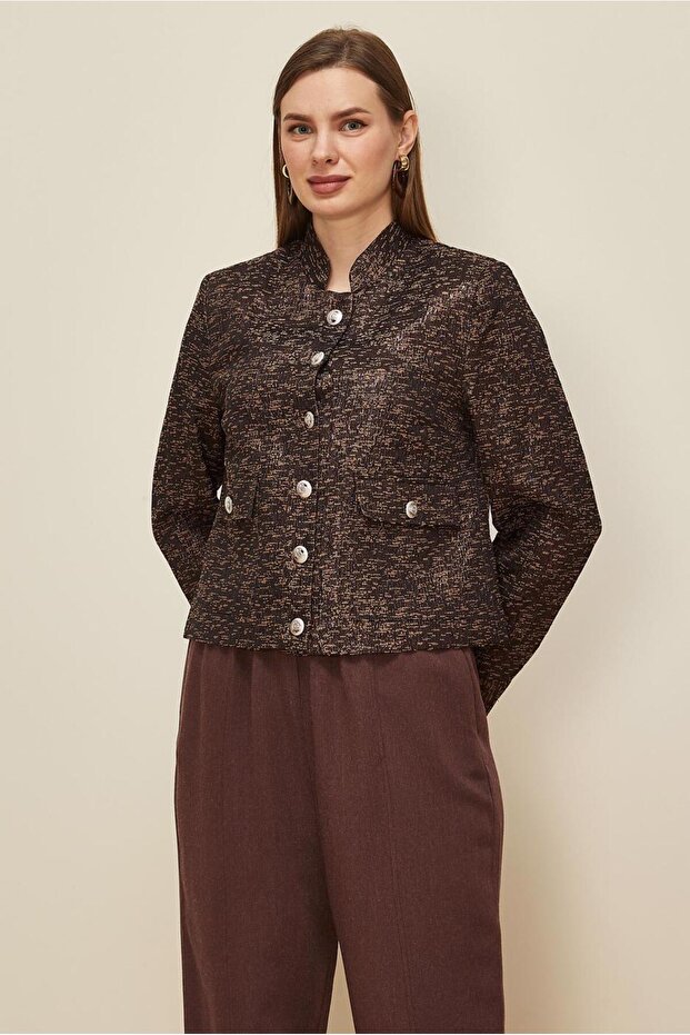 JACQUARD JACKET 45936 - 3