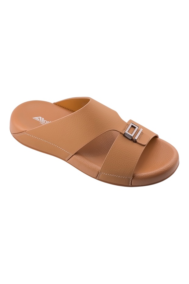 A E T Handmade Arabic Sandals For Men | Outdoor Mens Slippers | Everyday Flip Flops with Buckle
