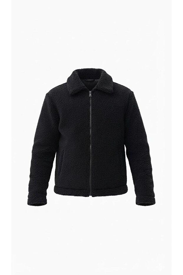 Teddy jacket with zipper - 1