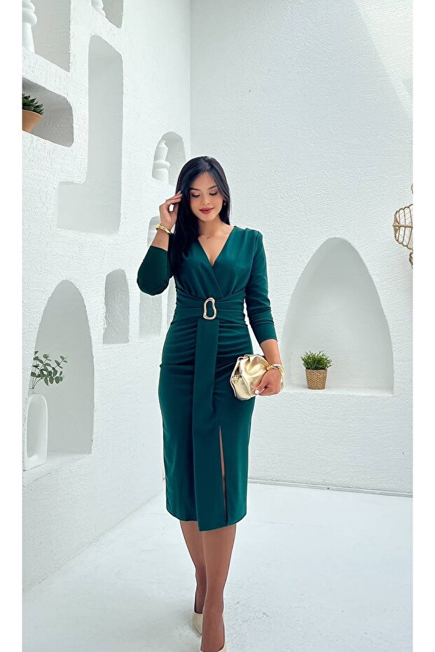 Oli̇ps Belt Detail Dress