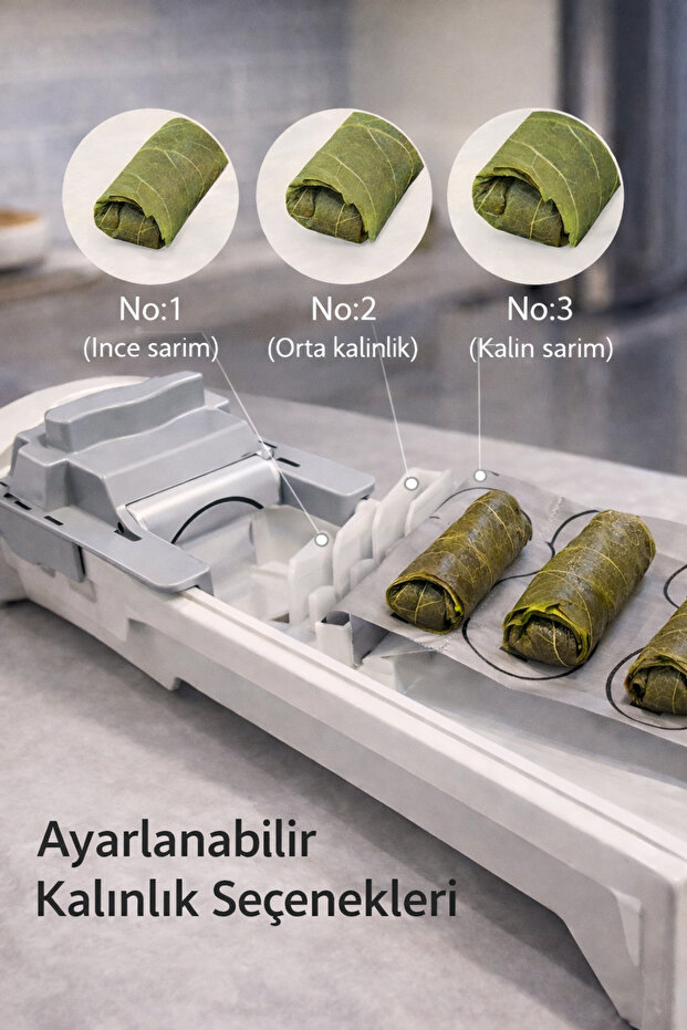 3-Stage Adjustable Leaf Wrapping Machine – Practical Stuffing Device - 3