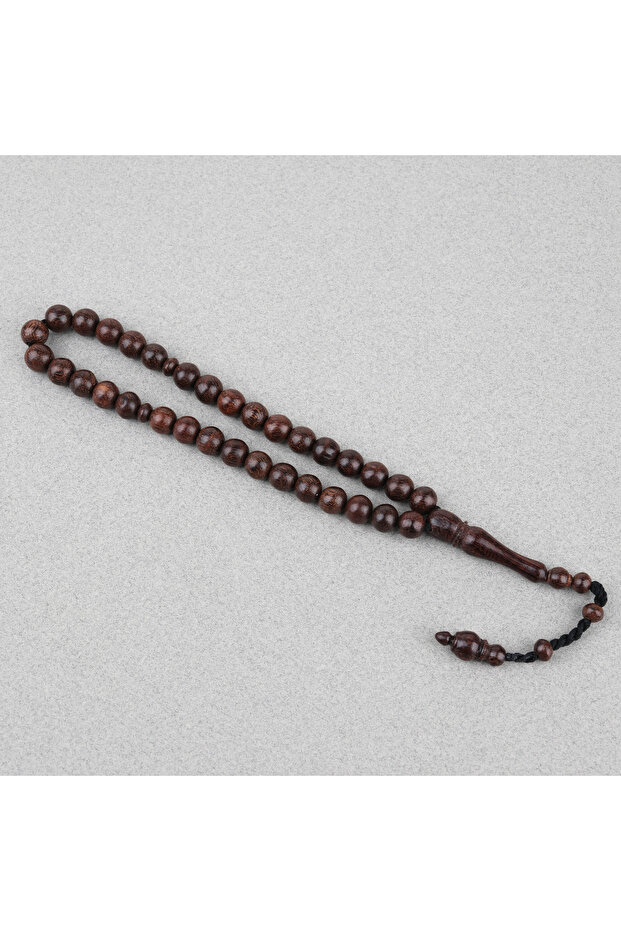 Iron Turkeywood Wrist Length Sphere Cut 8.5mm Prayer Beads