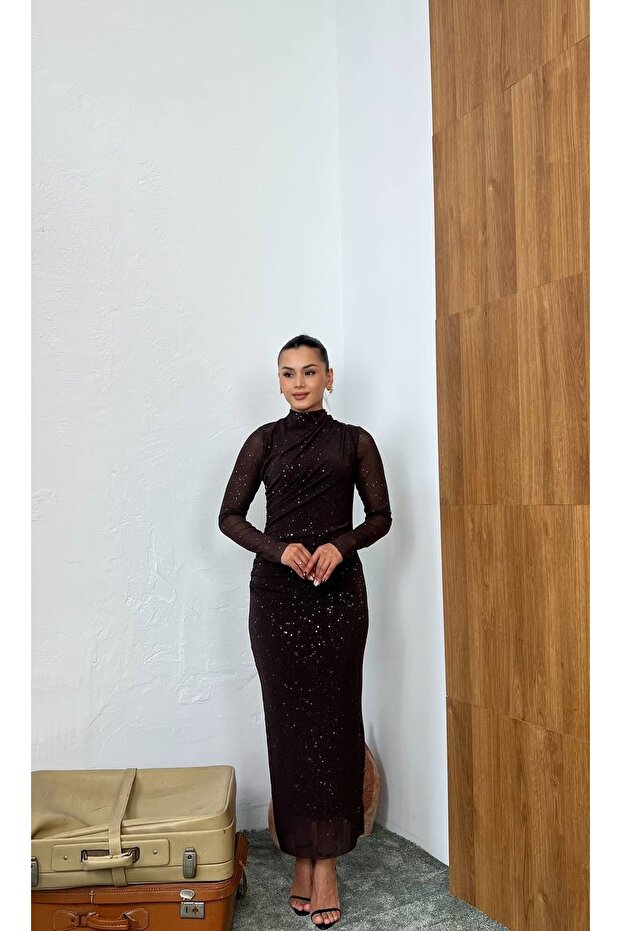 SİMLİ TÜL ELBİSE - 3