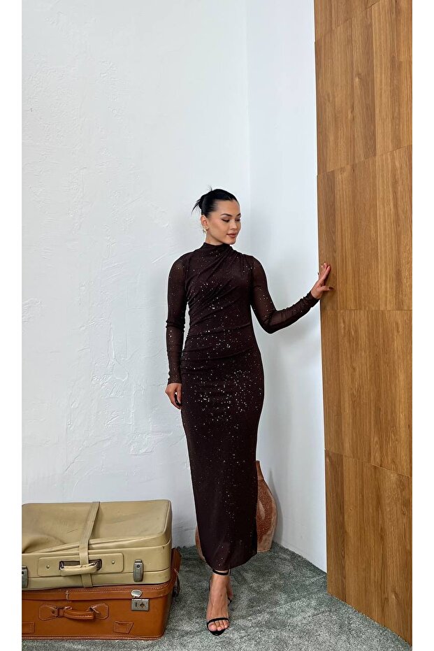 SİMLİ TÜL ELBİSE - 1