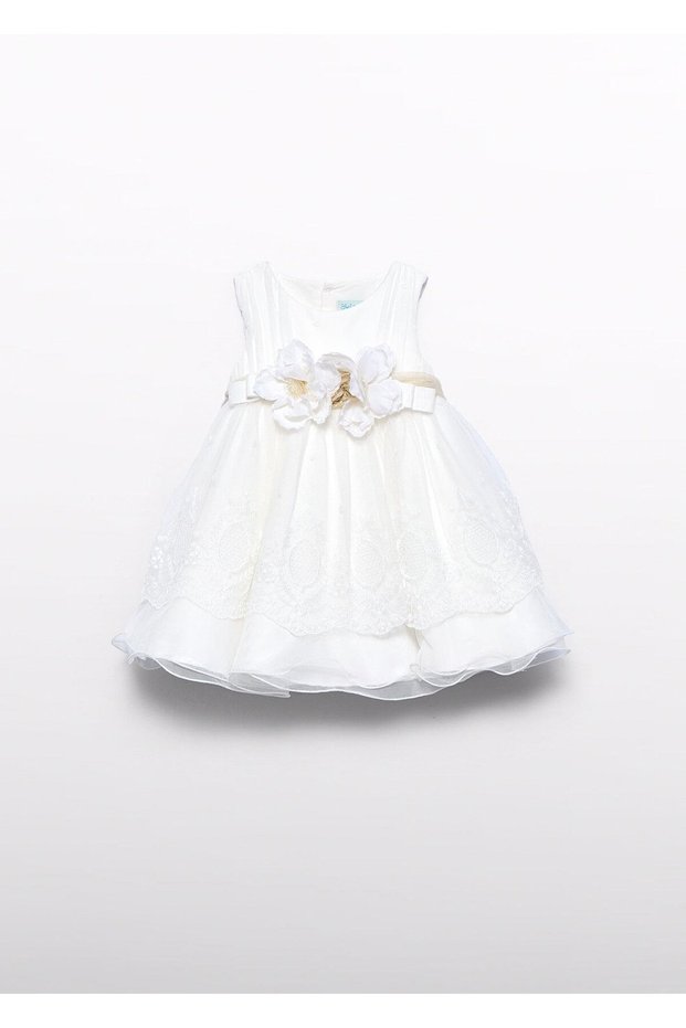 Mayoral Abel Lula Baby Girl Tulip Evening Dress White