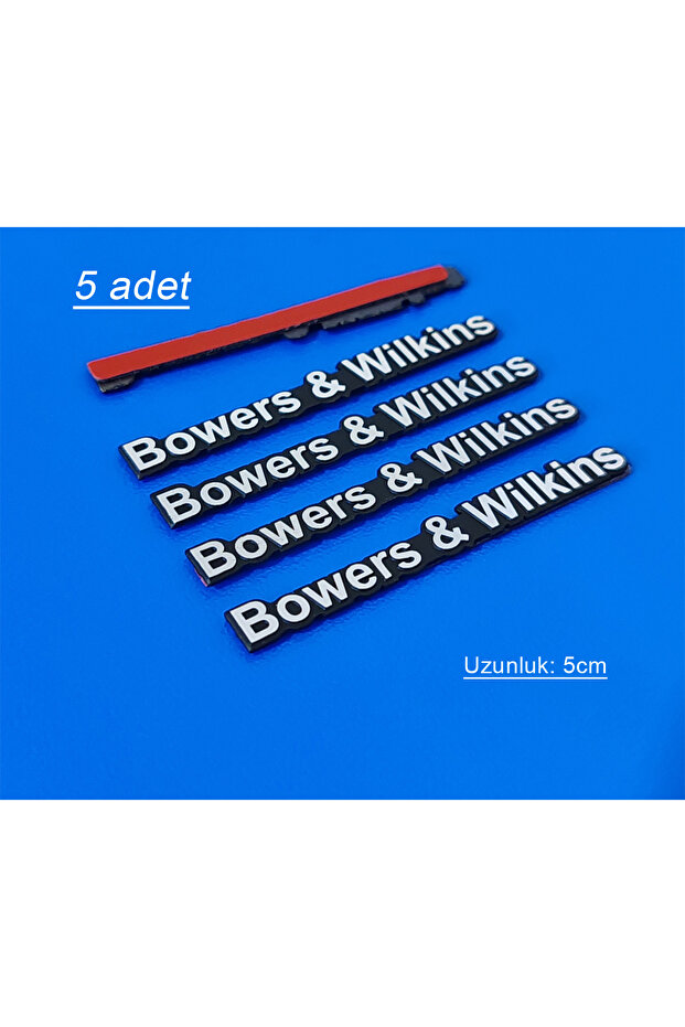 Bowers Wilkins Logo Emblem Sticker 5 Pcs Metal Logo