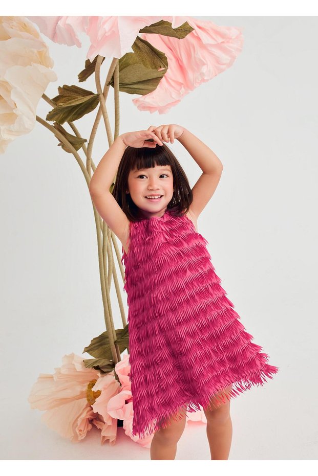 Mayoral Abel Lula Girl's Kensington Dress Pink