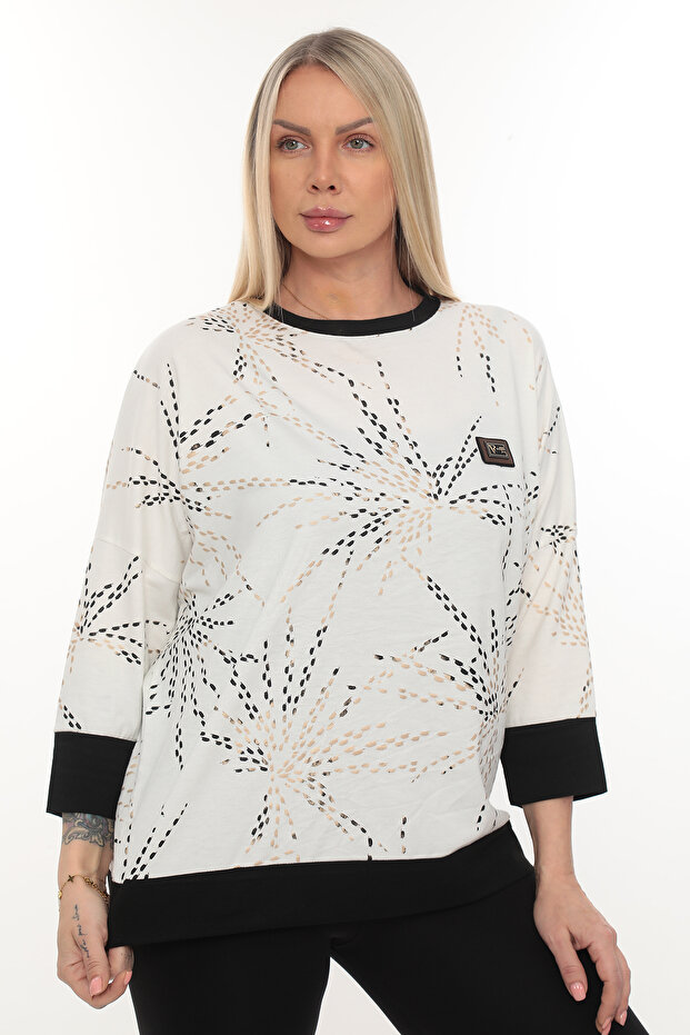 Plus Size Printed Viscose - 3