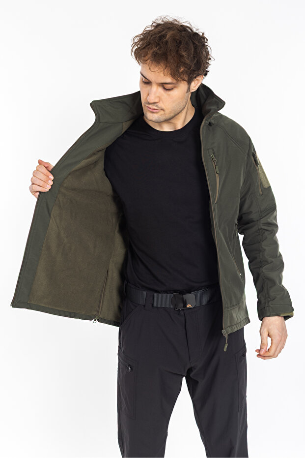 Tactical Double Softshell Jacket Green - 6