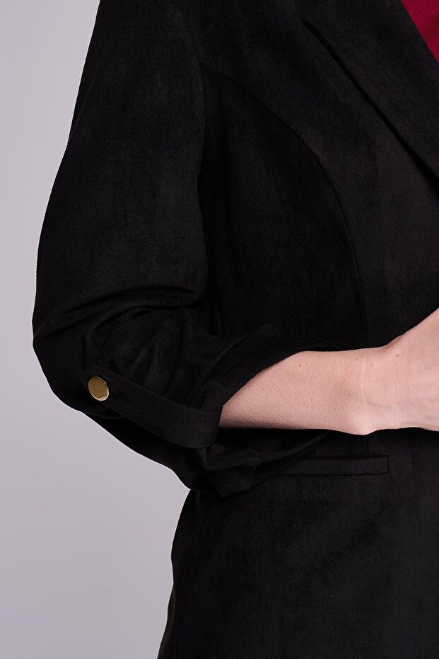 Süet-Klasik Ceket - 3