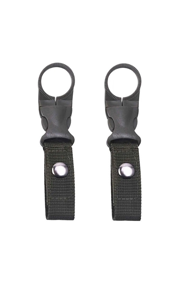 BK-2pcs 14/2/1pcs Portable Webbing Buckle Hook Water Bottle Clip Durable Nylon With Safety Multi-Col