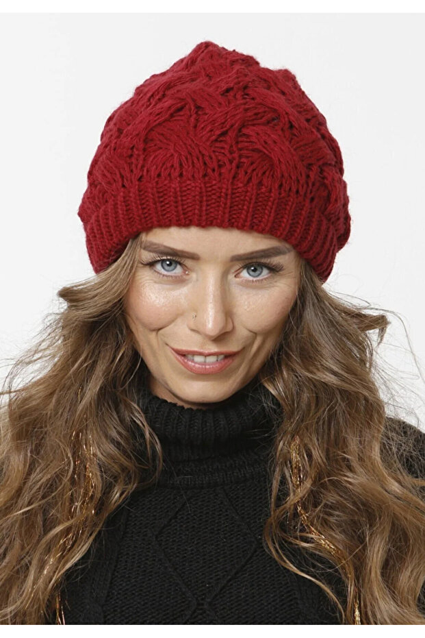 Triko örme çift katlı bere - 3