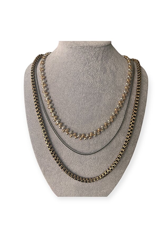 Tuelataki / Zra Model Triple Necklace Set