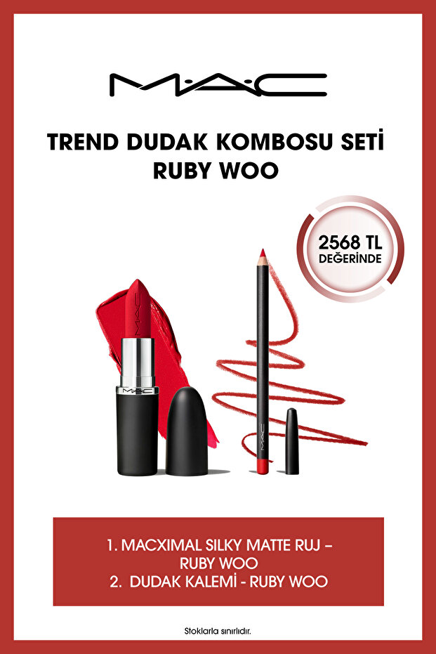 Trend Dudak Kombo Seti - RUBY WOO - 1