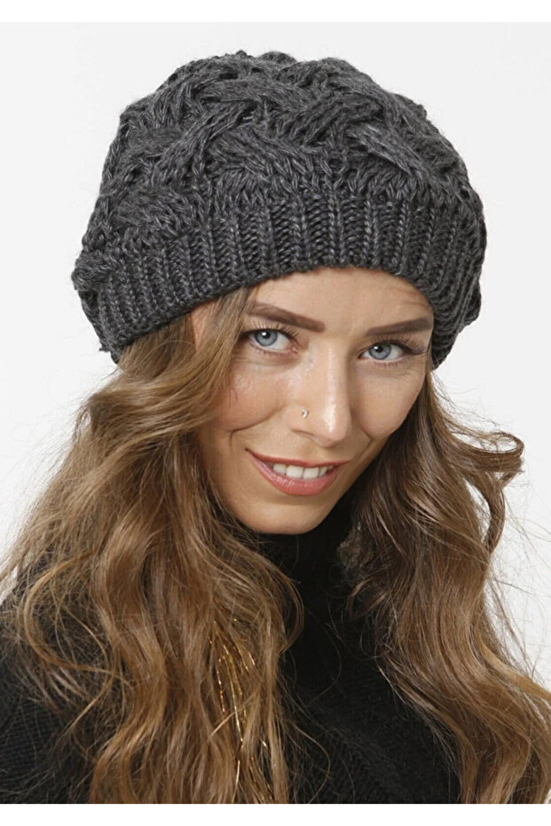 Triko örme çift katlı bere - 1