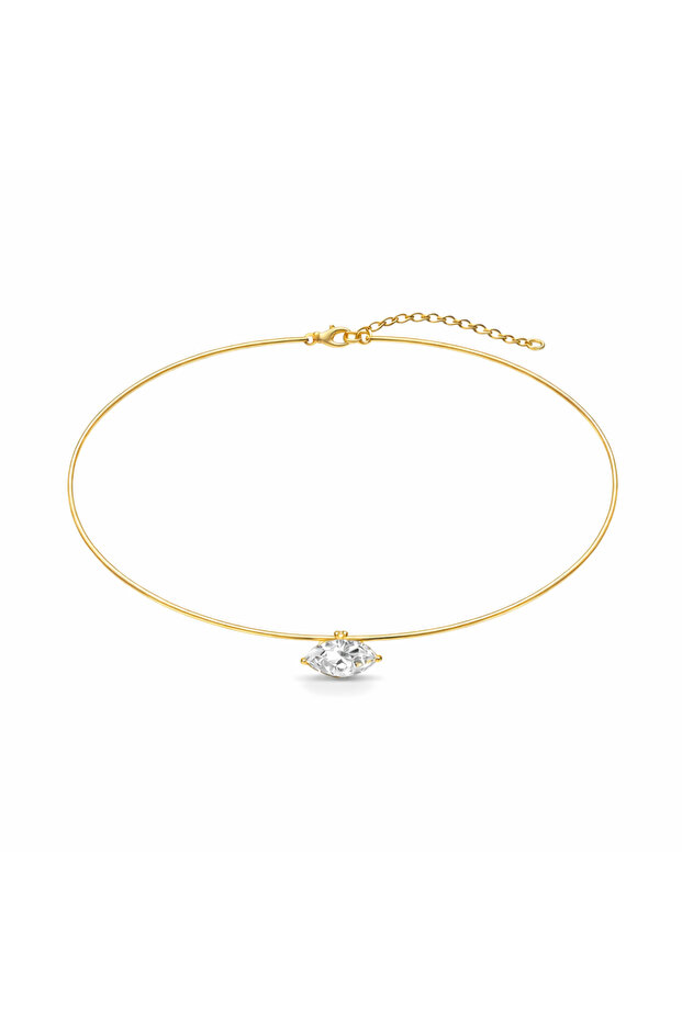 Drop Stone Choker Necklace