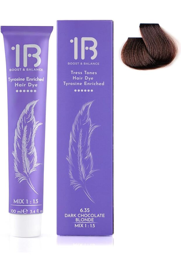 Hair Color Cream #6.35 Dark Chocolate Blonde