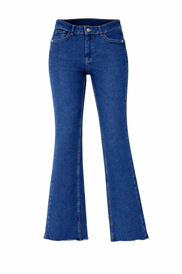 Paça Kesik İspanyol JEAN PANTOLON - 3