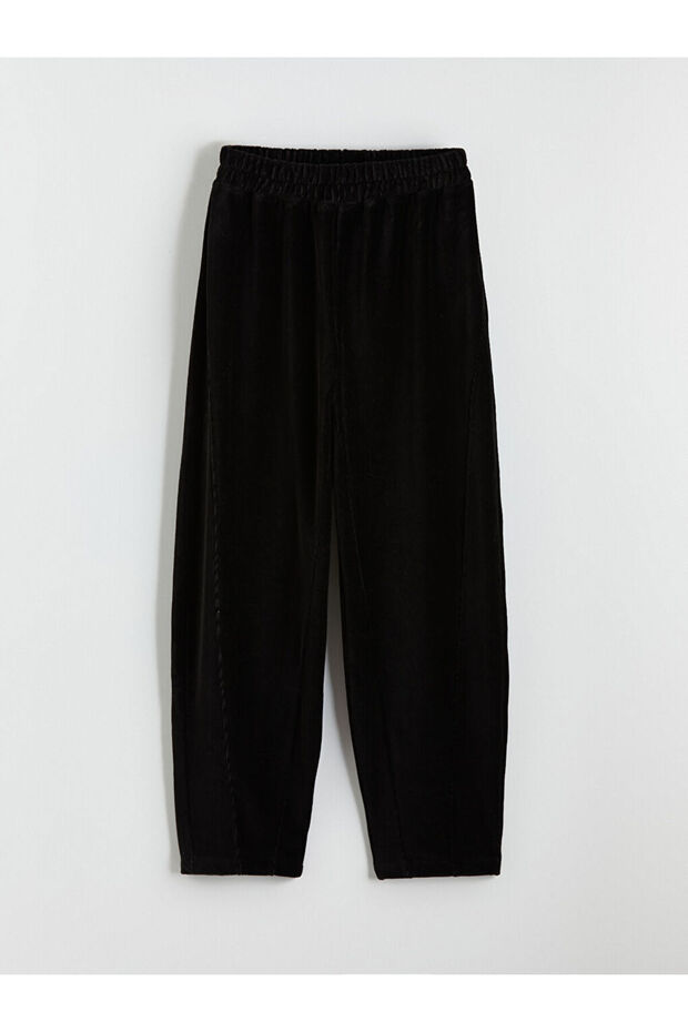 Quality Pieces from Çelebi Store Wide Leg Girls' Velvet Sweatpants