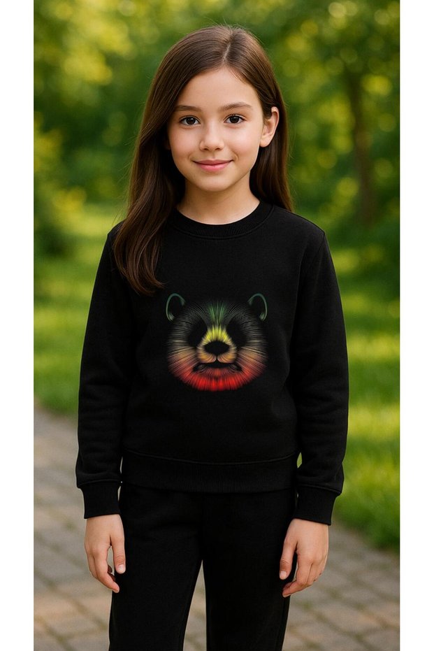 Team Sweatshirt Ayi V2 Printed Girls Boys Crew Neck3 4-5-6-7-8-9-10-11-12Years