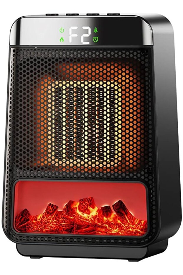 Portable Ceramic Fan Heater Electric Heater with 3 Heat Settings Room Heater