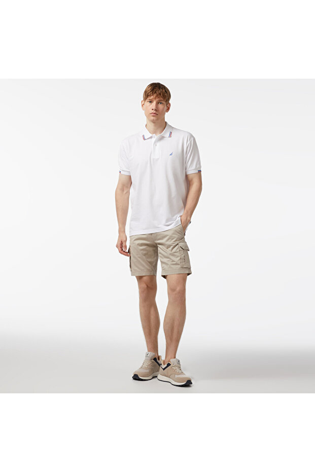 Erkek Bej Regular Fit Şort - 1