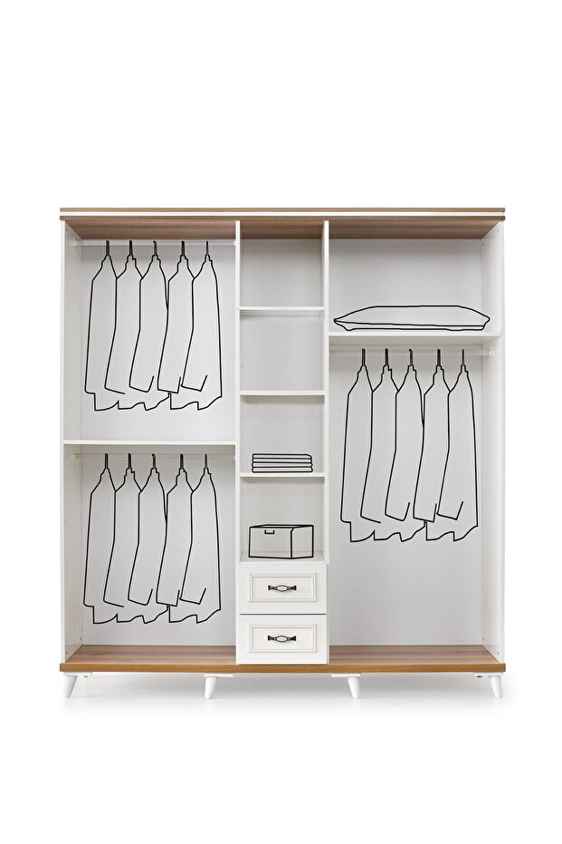 ÇINAR 5 KAPILI DOLAP - 3