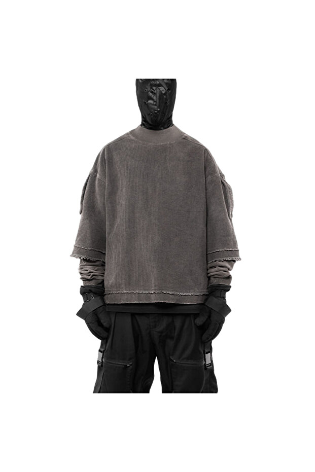Avant-Garde Oversized Sweatshirt