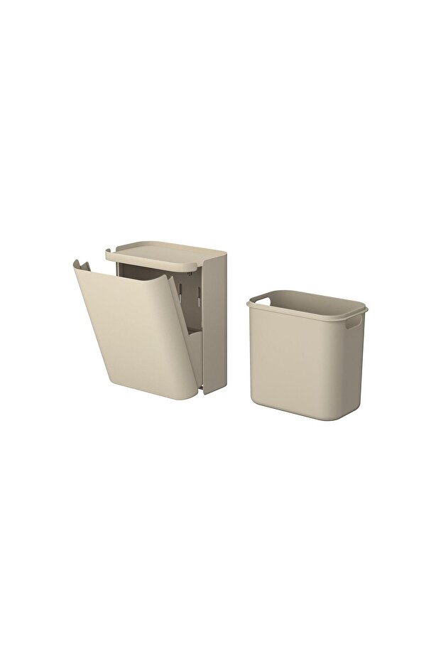 çöp kutusu, bej, 3 lt - 2