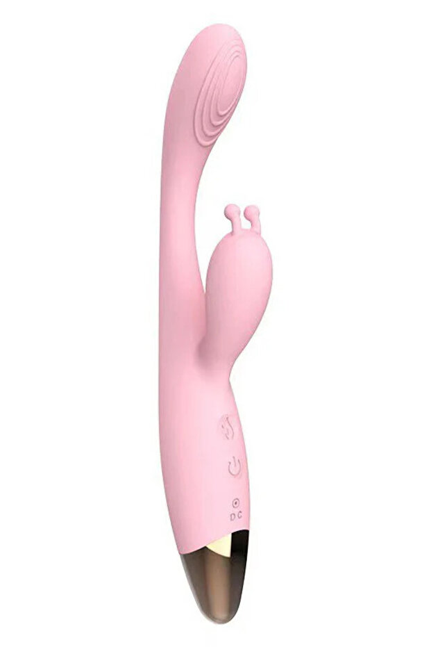 Double accessory, bunny type, with heating function Max Pleasure, Pink - 1