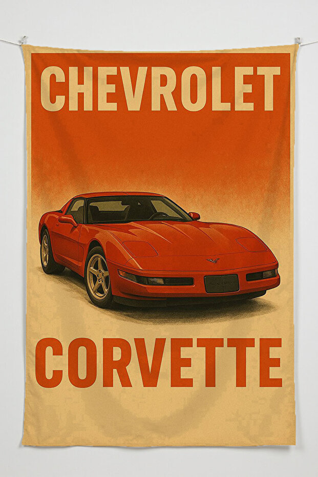 Gamer Wall Covering – Car Themed, High-Quality Fabric, Tapestry Wall Carpet