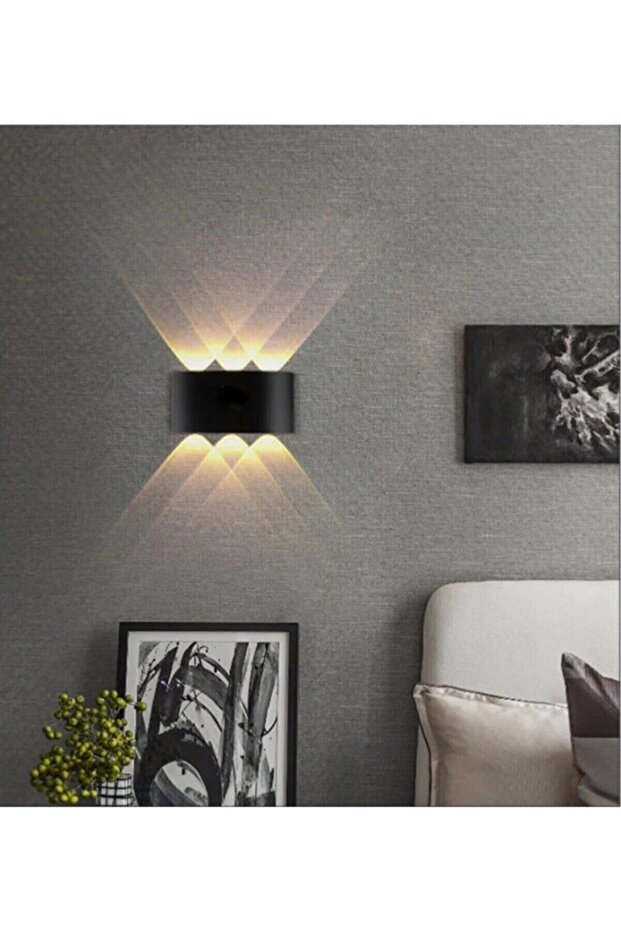Black Ct-8011 Haiti 10W 3200K Daylight Led Sconce Aluminum 1 Full Zipper E14