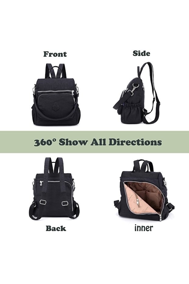 - Rucsac de damă, impermeabil, compartimente multiple - 2