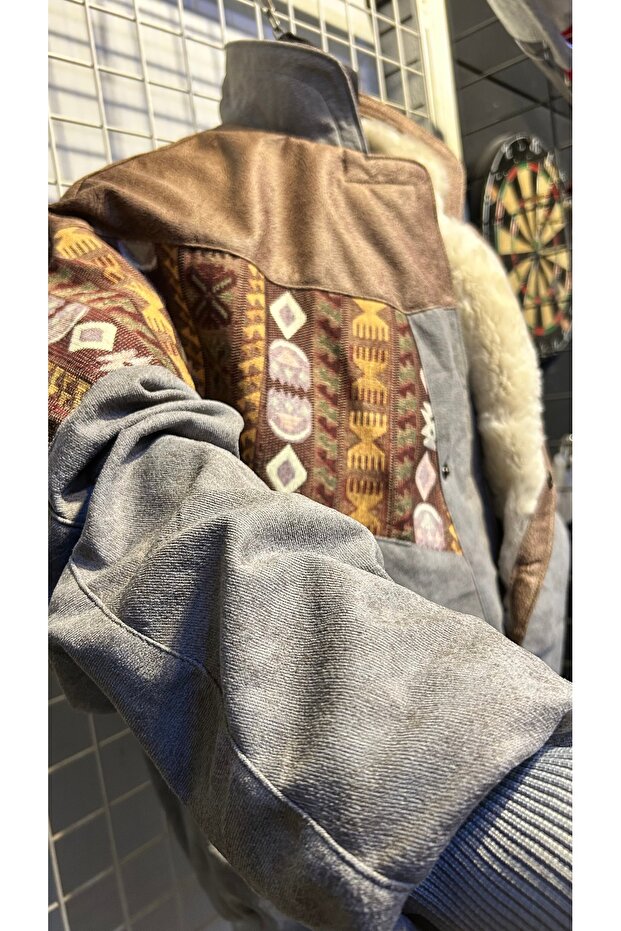 KÜRKLÜ OVERSİZE MONT - 4