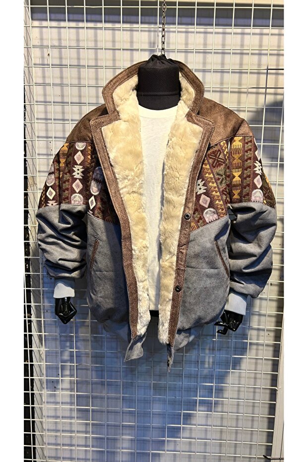 KÜRKLÜ OVERSİZE MONT - 1