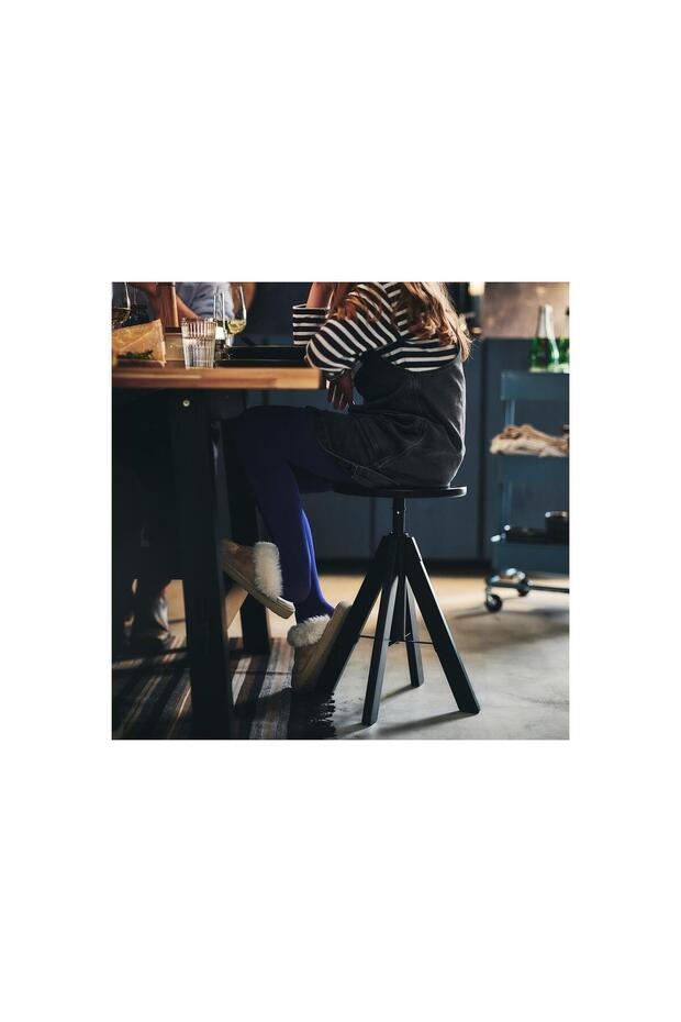 tabure, siyah, 44-55 cm - 1