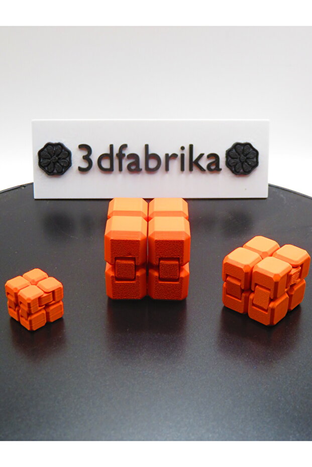 مجموعة مكعبات أورانج نورمال – ميدي – ميني إنفينيتي مكونة من 3 قطع - 1
