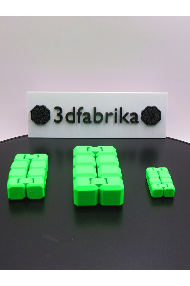 Green Normal – Midi – Mini Infinite Cube 3-Pack Set - 2