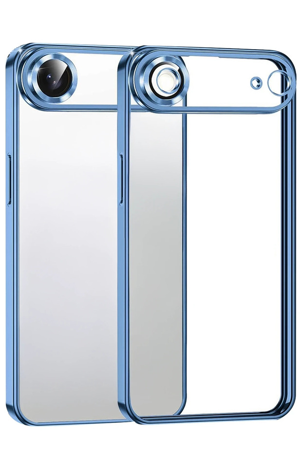 Mtxdpn Apple iPhone 17 Air Silicone with Lens - (215242) Light Blue