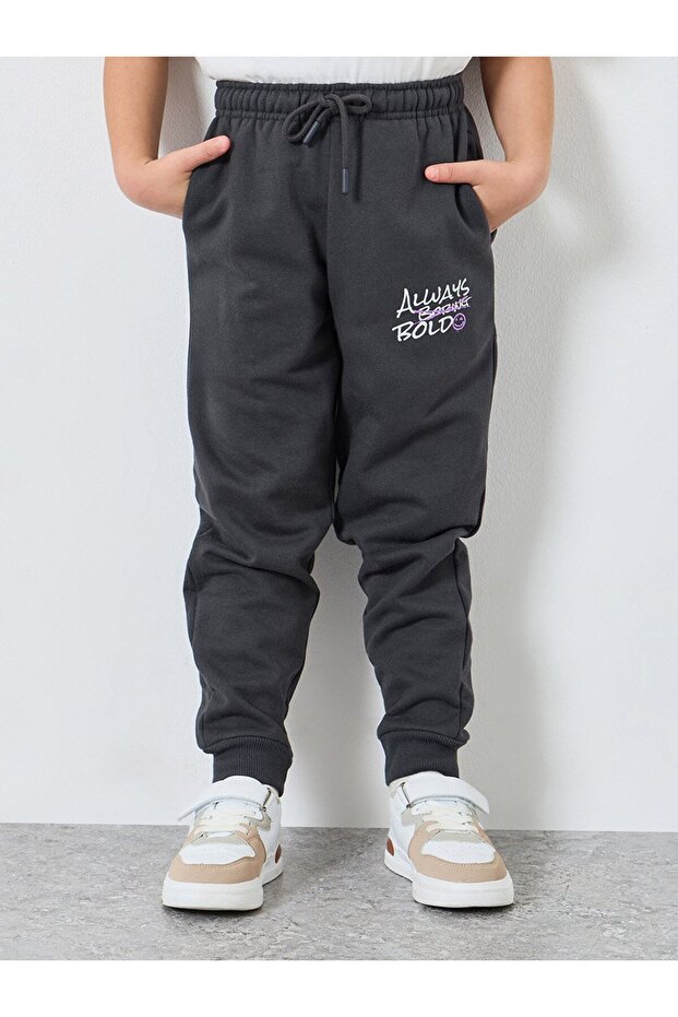 Toddler boys jogger with graphic print