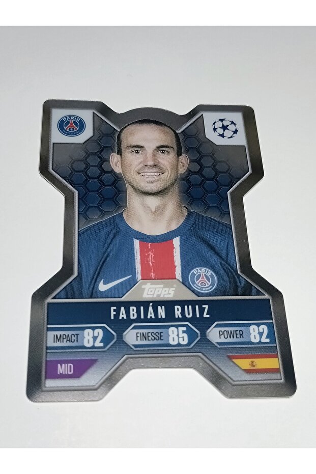Champions League Extra 2024/25 Card Cx6 - Fabian Ruiz - Chrome X